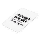 Celebrate True Self Sticker Magneet (Linkerzijde)
