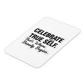 Celebrate True Self Sticker Magneet (Linkerzijde)
