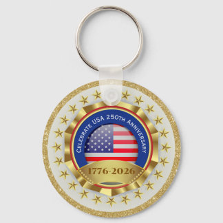 Celebrate USA 250th Anniversary – 1776-2026  Sleutelhanger