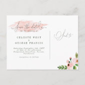 CELEBRATE WATERVERF BEWAART HET DATUM BRIEFKAART (Achterkant)