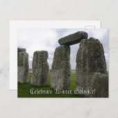 Celebrate Winter Solstice Briefkaart (Voorkant / Achterkant)