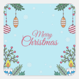 Celebrate with Us  Vierkante Sticker