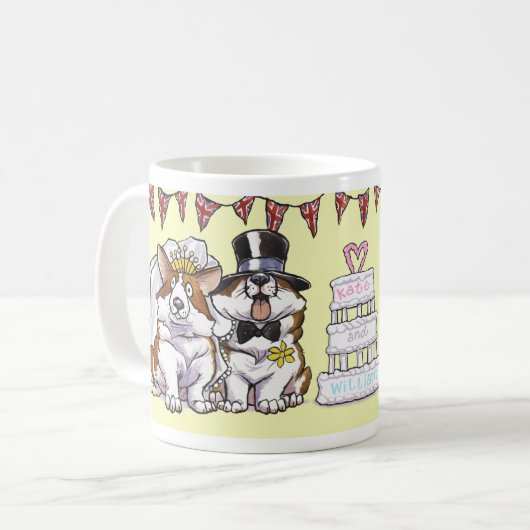 'Celebrate with William & Kate' Royal Wedding mok (Voorkant links)