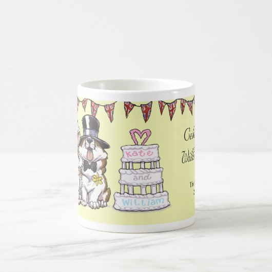 'Celebrate with William & Kate' Royal Wedding mok (Center)