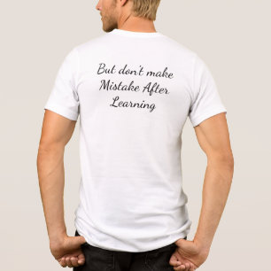 Celebrate Your Mistakes Citaat Tri-Blend Shirt