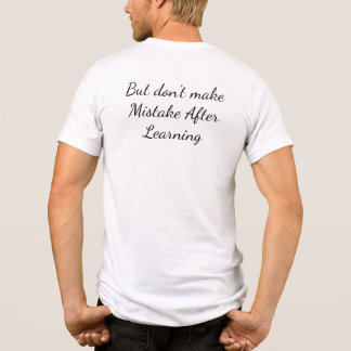 Celebrate Your Mistakes Citaat Tri-Blend Shirt