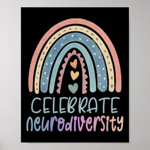 Celebrateer Neurodiversiteit Mentale Gezondheid Au Poster