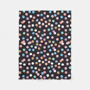 Celebratie-confetti naadloos patroon, achtergrond fleece deken
