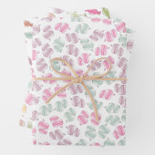 Celebratie Cupcakes, ballonnen en toffiekoeken Inpakpapier Vel (In situ)