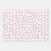 Celebratie Cupcakes, ballonnen en toffiekoeken Inpakpapier Vel (Voorkant)