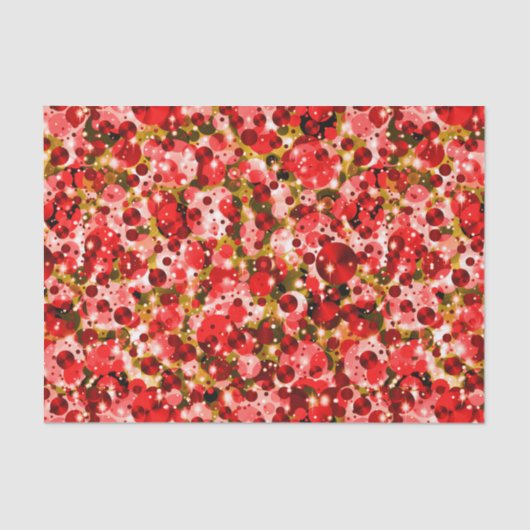 Celebratie Stip-6-aardbei Kiwi- Tissuepapier (Voorkant)