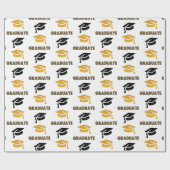 Celebratie van de Graduation Cap Cadeaupapier (Vlak)