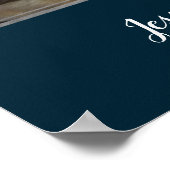 Celebratie van Leven Ingangsweg Eén Foto Poster (Hoek)