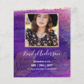 CELEBRATIE VAN LIFE Funeral Memorial PHOTO Budget (Voorkant)