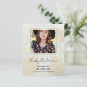 CELEBRATIE VAN LIFE Funeral Memorial PHOTO Budget (Staand voorkant)