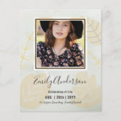 CELEBRATIE VAN LIFE Funeral Memorial PHOTO Budget (Voorkant)