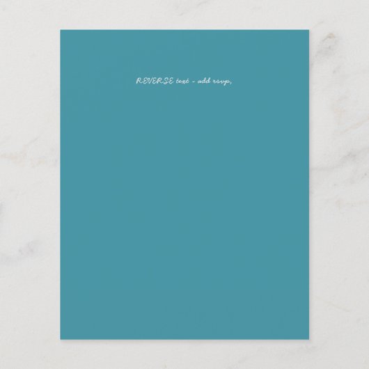 CELEBRATIE VAN LIFE Funeral Memorial PHOTO Budget (Achterkant)