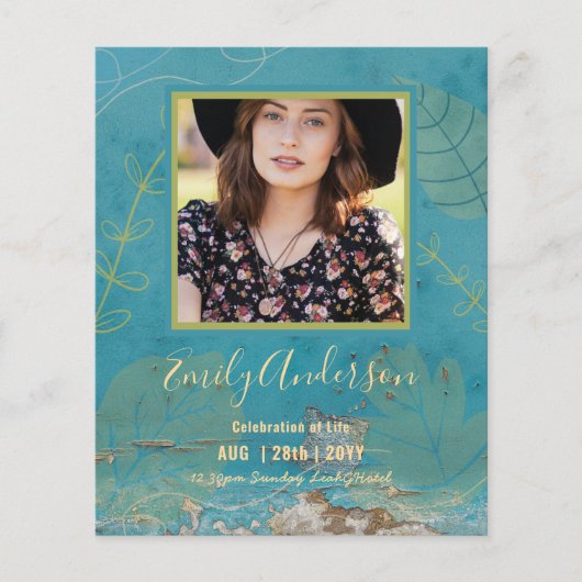 CELEBRATIE VAN LIFE Funeral Memorial PHOTO Budget (Voorkant)