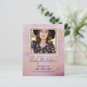 CELEBRATIE VAN LIFE Funeral Memorial PHOTO Budget (Staand voorkant)