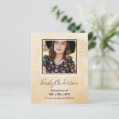 CELEBRATIE VAN LIFE Funeral Memorial PHOTO Budget (Staand voorkant)