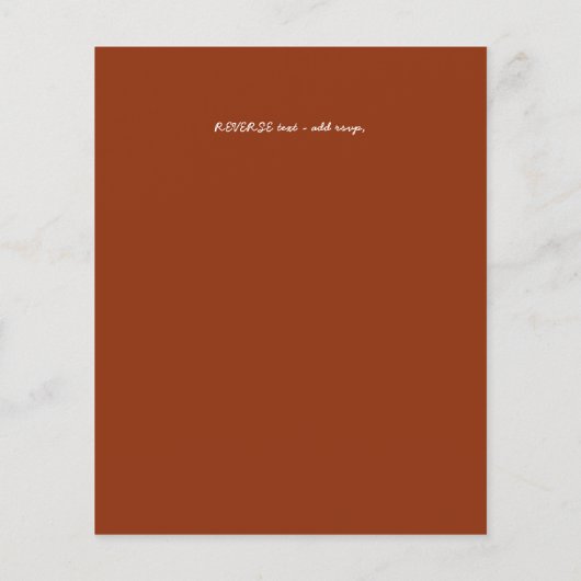 CELEBRATIE VAN LIFE Funeral Memorial PHOTO Budget (Achterkant)