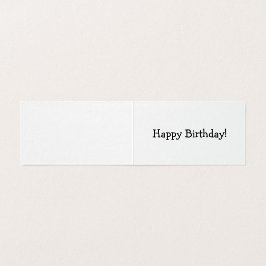 Celebratie verjaardagsmuffin kaart (Binnenkant ongevouwen)