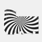 Celebratie Zwarte & Witte fort cadeaudoos Bedankdoosjes (Uitgevouwen)