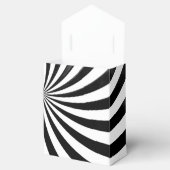 Celebratie Zwarte & Witte fort cadeaudoos Bedankdoosjes (Geopend)