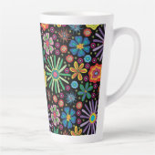 Celebratiebloemen Latte Mok (Rechts)