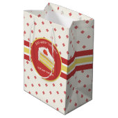 Celebratieknok - Sponge Slice - partijgebonden Con Medium Cadeauzakje (Achterkant Gekanteld)