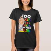 Celebrating 100 Days of School NoProb Llama Kids & T-shirt (Voorkant)