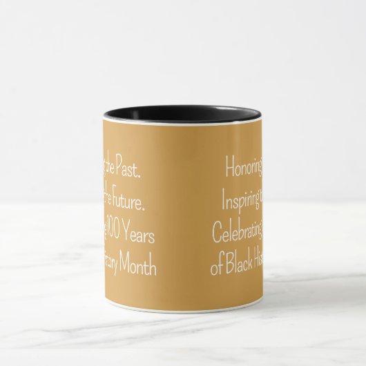 Celebrating 100 Years Custom Typography Mok (Midden)