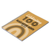 Celebrating 100 Years Of Black History Month Notitieboek (Linkerzijde)