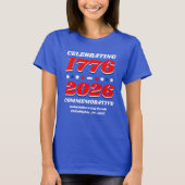 Celebrating 1776–2026 Commemorative Shirt (Voorkant)