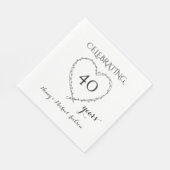 Celebrating 40 Years Anniversary with Wreath Servet (Hoek)