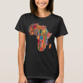 Celebrating Colorful African Map T-Shirt (Voorkant)