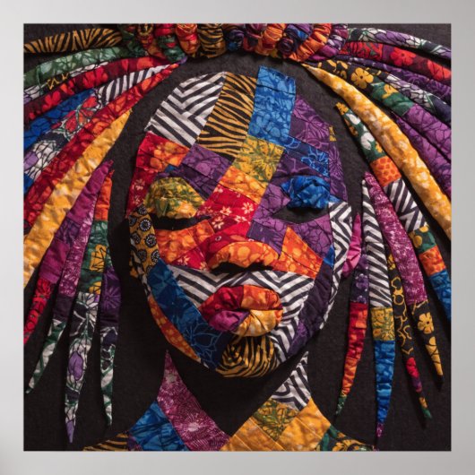 Celebrating Colorful Black Women Poster (Voorkant)