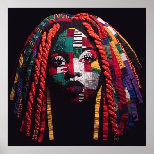 Celebrating Colorful Black Women Poster (Voorkant)