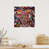 Celebrating Colorful Black Women Poster (Keuken)