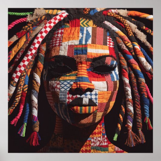 Celebrating Colorful Black Women Poster (Voorkant)