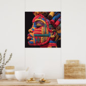 Celebrating Colorful Black Women Poster (Keuken)