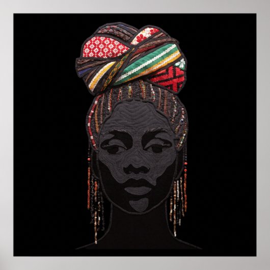 Celebrating Colorful Black Women Poster (Voorkant)