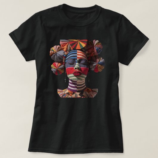 Celebrating Colorful Black Women T-Shirt (Design voorkant)