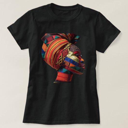 Celebrating Colorful Black Women T-Shirt (Design voorkant)