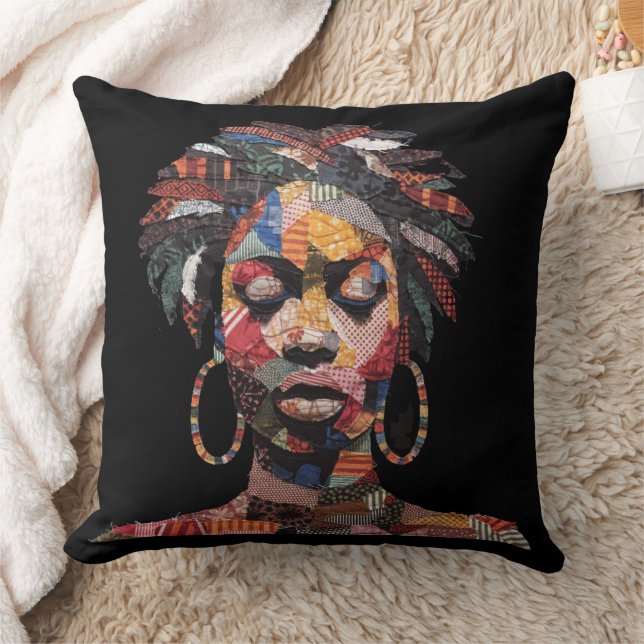 Celebrating Colorful Black Women Throw Pillow Kussen (Deken)