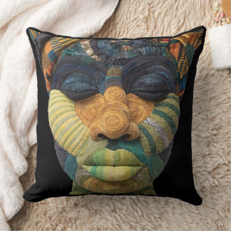 Celebrating Colorful Black Women Throw Pillow Kussen