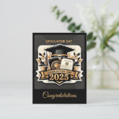 " CELEBRATING EXCELLENCE: AFSTUDEREN DAY 2025 " BRIEFKAART (Staand voorkant)