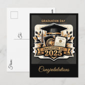 " CELEBRATING EXCELLENCE: AFSTUDEREN DAY 2025 " BRIEFKAART (Voorkant / Achterkant)