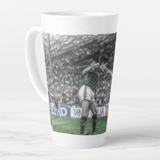 Celebrating Irish Football Latte Mok (Linkerhoek)