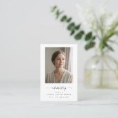 Celebrating Life Funeral Memorial Prayer Card Visitekaartje (Staand voorkant)